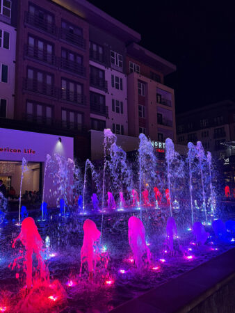 Holiday lights in Dallas